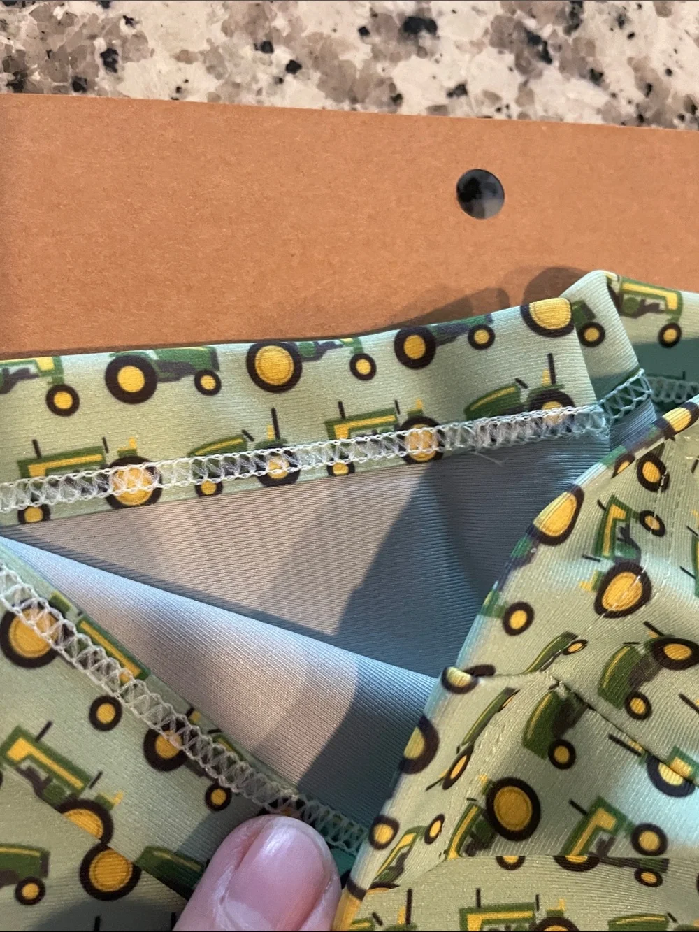 John Deere Green Neck Gaiter with all-over Tractor Print OSFM NWT